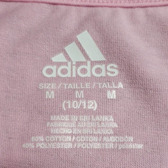 🎉HP🎉 M(10-12) ONLY adidas Big Girls Cotton Tee - Picture 6 of 8